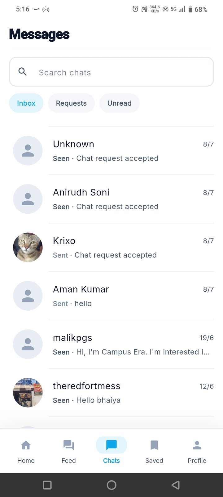 Chats & Messages